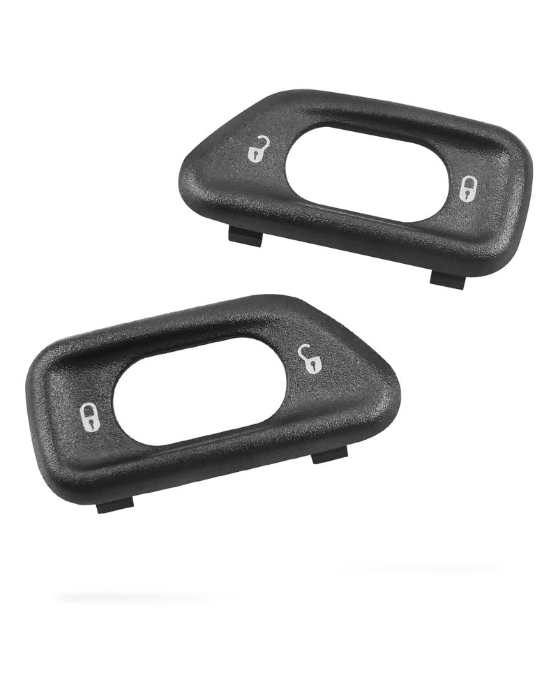 JUQAFY Door Lock Switch Bezel Fit for Jeep Wrangler JK 2011 2012 2013 2014 2015 2016 2017 2018, Side Door Lock Switch Replaces 68185910AA 68185911AA - Image 1