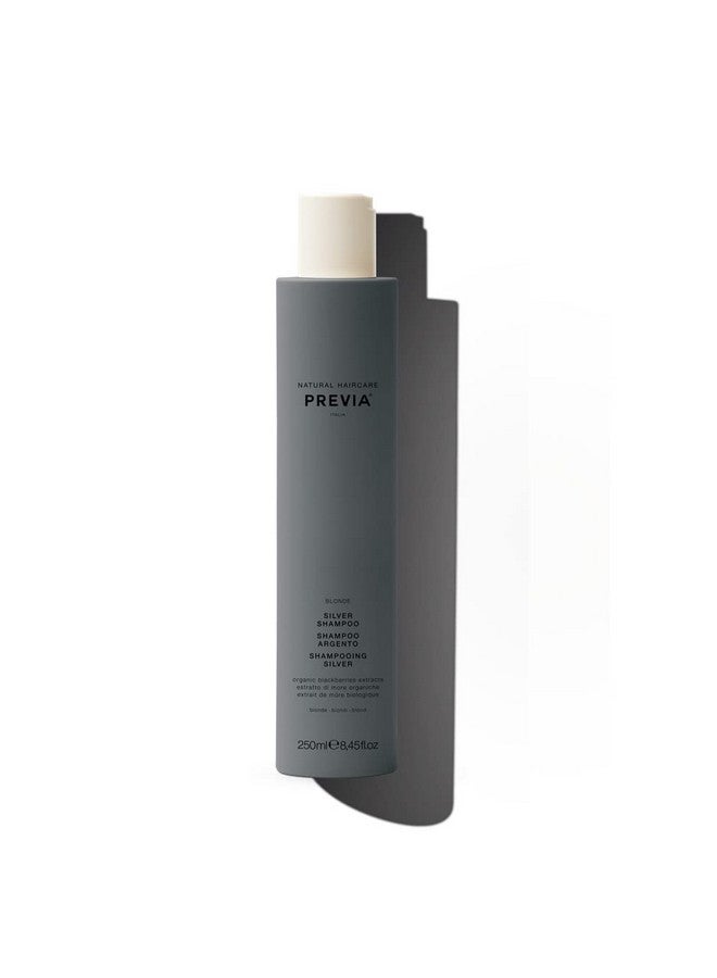 PREVIA Blonde Silver Shampoo Hydrating Shampoo For Blonde Gray And White Hair (8.45 Oz) - Image 1