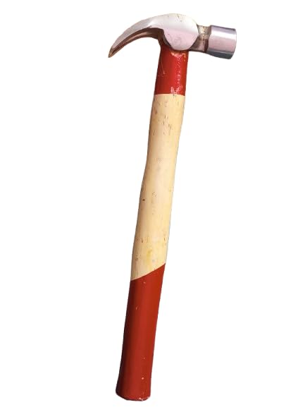 FTE FTE PREMIUM Claw Hammer With Wooden Handle with genuine wood SATYAM handle class timber hard metal TERMITE PROOF WOOD  - Image 1