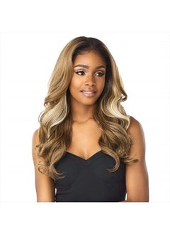 Sensationnel WHAT LACE 13x6 Wigs - Cloud 9 Synthetic Hair Hand Tied Natural Preplucked Hairline Illusion Lace Frontal Lacewig -Whatlace ZELENA (T1B/27)  - Image 1