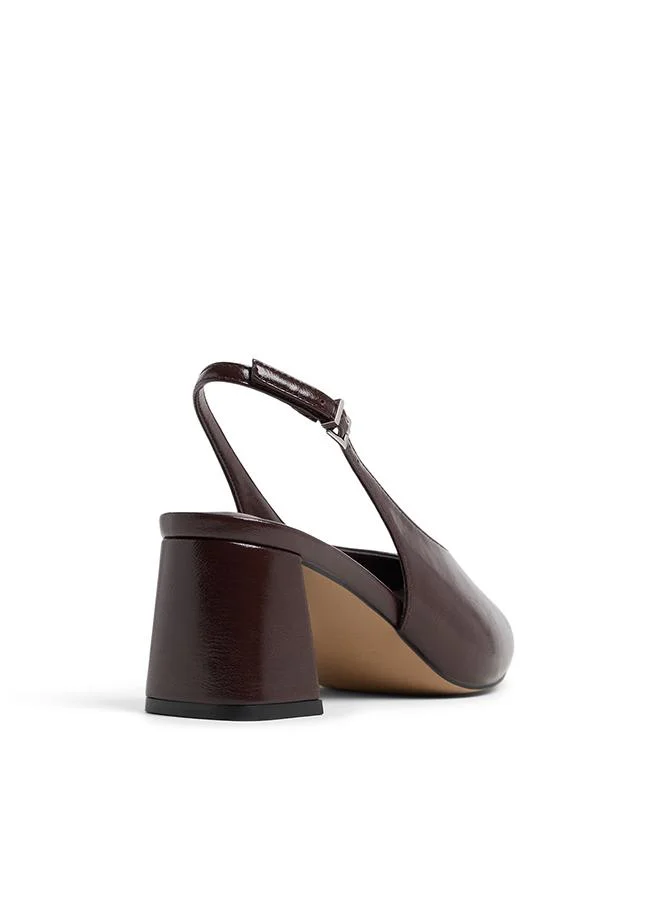 كول ات سبرنج Marianaa Ladies Brown Heeled Shoes