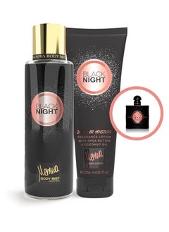 Lotion  body and body  style set with the smell of  Black Obium  perfume