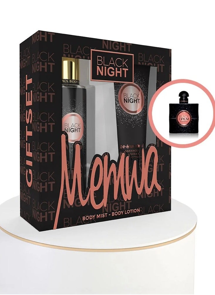 Emper - Lotion  body and body  style set with the smell of  Black Obium  perfume - Image 1