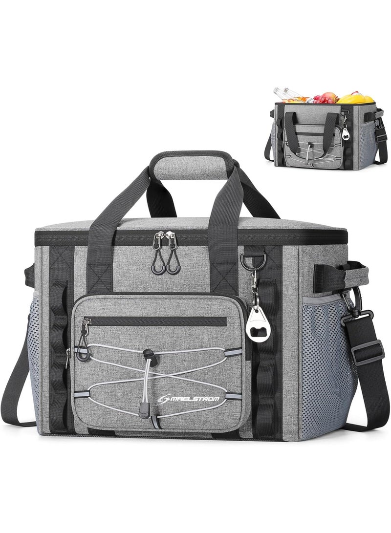 Maelstrom Soft Sided Cooler Bag, 30/40 Can Collapsible Insulated Ice Chest, Large Leakproof Camping & Travel Cooler for Kayaking & Beach - Image 1