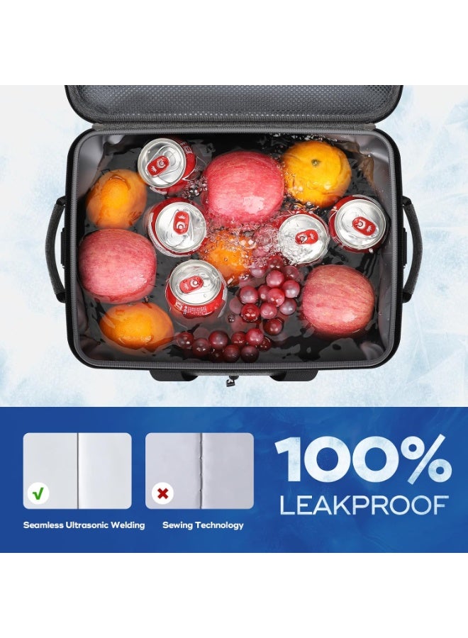 Maelstrom Soft Sided Cooler Bag, 30/40 Can Collapsible Insulated Ice Chest, Large Leakproof Camping & Travel Cooler for Kayaking & Beach - Image 2