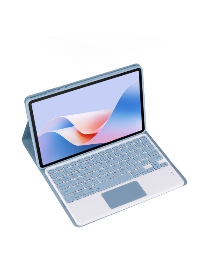 Bilingual Touch Keyboard Case Compatible with Lenovo Idea Tab Pro 12.7 inch 2025/ Lenovo P12 12.7 inch 2025, Magnetic Separation Touchpad Keyboard with Pencil Holder