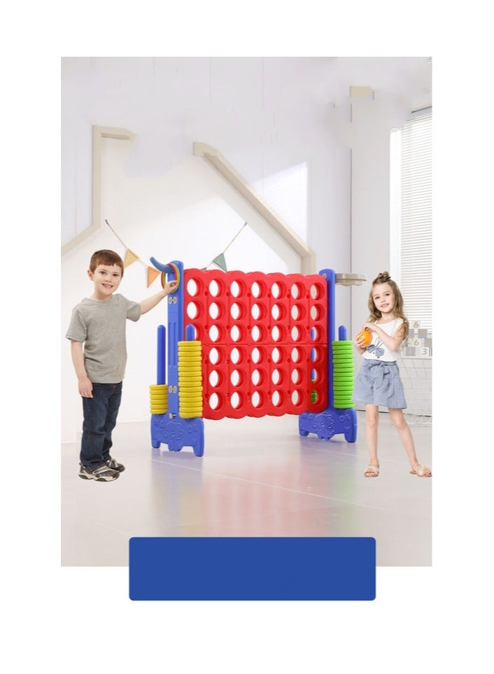 فول جوي لعبة توصيل رباعية القطع العملاقة مع حلقات دائرية ,88*41*80 سم - Image 3