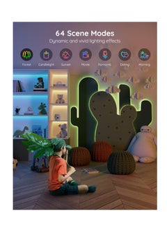 Govee Govee 16.4ft WiFi LED Strip Lights, Smart RGB LED Lights Work with Alexa and Google Assistant, Color Changing Light Strip with Music Sync, App Control LED Lights for Bedroom, Kitchen, Halloween Decor  - Image 5