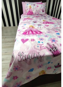 Mert Collection Çarşı Single Duvet Cover Set, Elastic Sheet, 2 Pillows, 4 Pieces  - Image 3