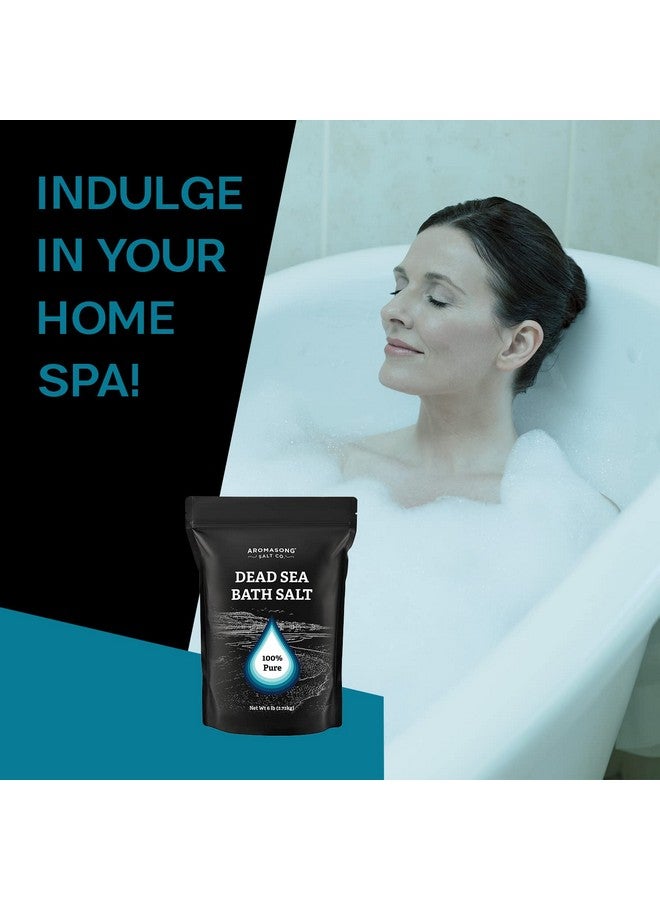أروماسونج نقع حمام أملاح البحر الميت 14 أونصة عبوة كبيرة - أملاح البحر الميت الطبيعية بنسبة 100% للنقع والاسترخاء وإزالة السموم من الجلد، أملاح البحر الميت للاستحمام لتجديد شبابك وانتعاشك. - Image 2