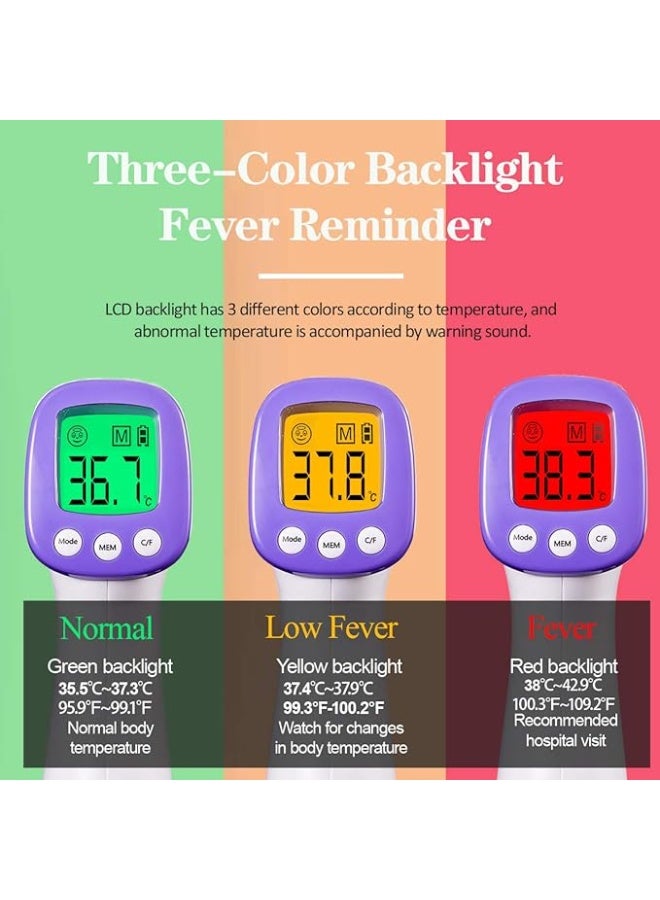 Infrared Digital Thermometer for Adults & Children - Non-Contact Fever Thermometer - High-Precision Professional Medical Sensor - Image 3
