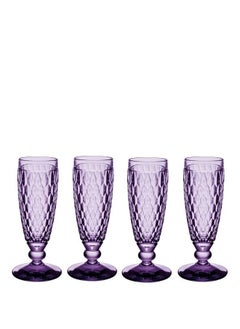Villeroy & Boch 4 Pieces Boston Lavender flute Glass Sets  - Image 1