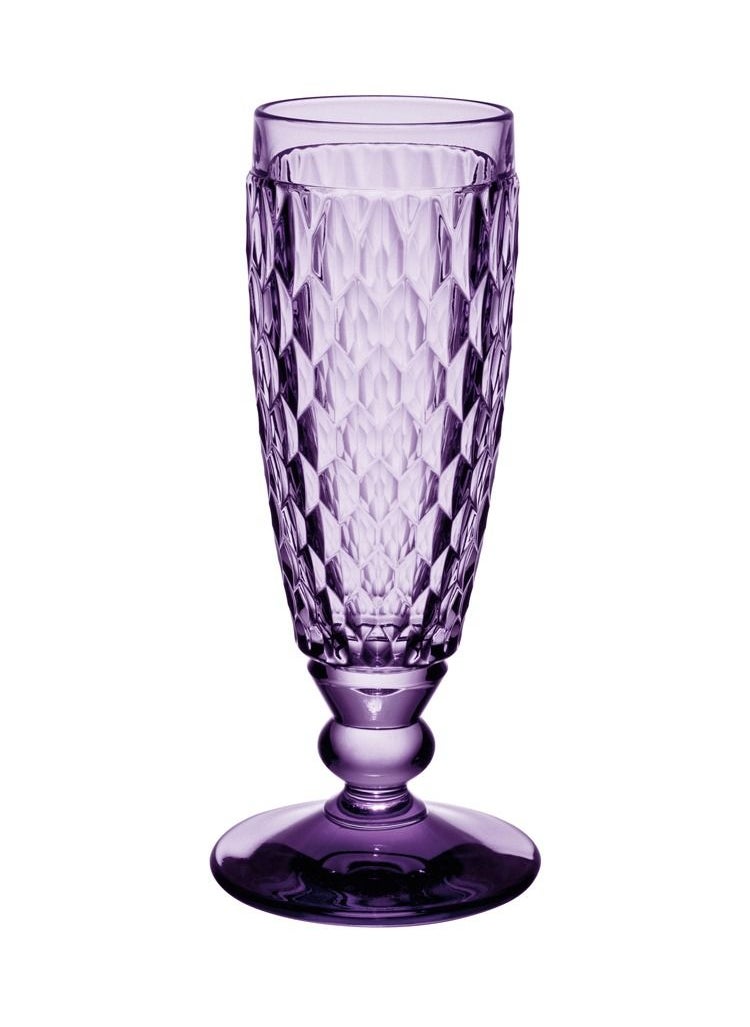4 Pieces Boston Lavender flute Glass Sets