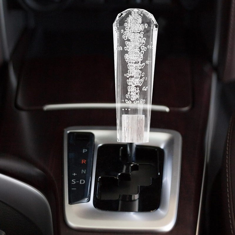 LED Bubble Gear Shifter Knob 15cm Acrylic Bubble Head Car Gear Lever Replacement for Manual Automatic Vehicles Interior Accessories - Image 3