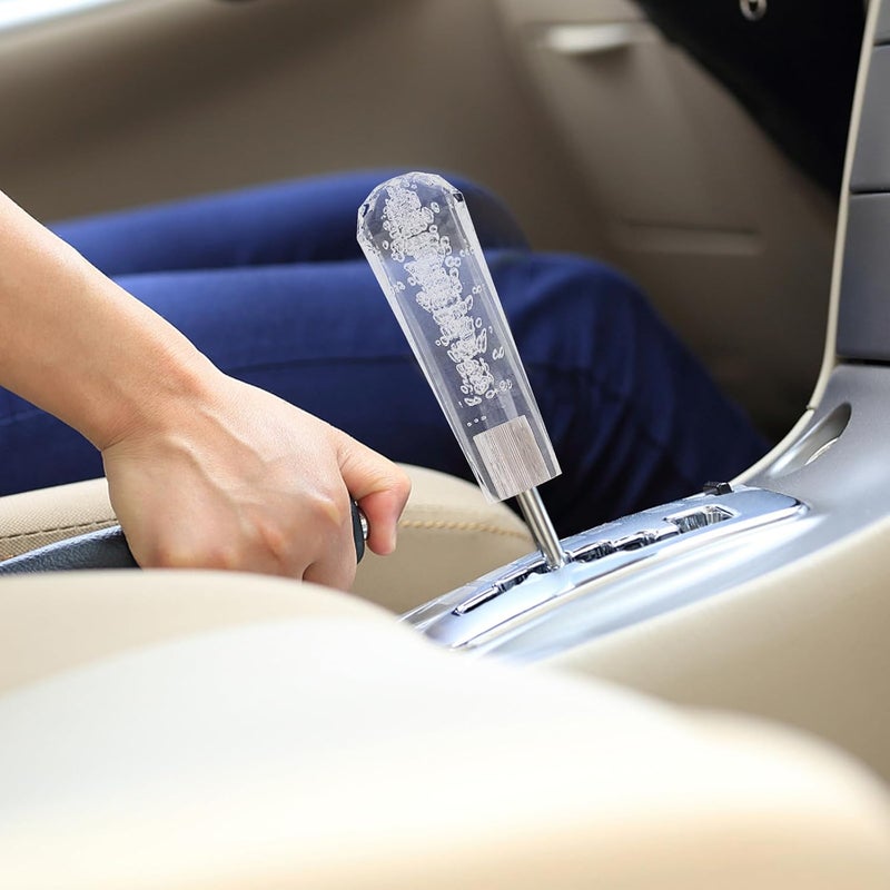 LED Bubble Gear Shifter Knob 15cm Acrylic Bubble Head Car Gear Lever Replacement for Manual Automatic Vehicles Interior Accessories - Image 4