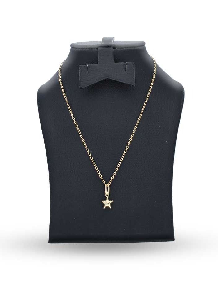 أف كيه جوليريز عقد ذهب (سلسلة مع قلادة) 18 قيراط- FKJNKL18KU1121 - Image 3