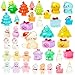 CHAMBERY 40Pcs Miniature Christmas Figurines Mini Resin Figures Glow in The Dark to Hide Xams Tree Snowman for New Year Holiday Party Favors Crafts Decorations - Image 2