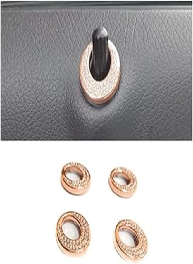 Door Lock Accessory for Mercedes GLA -2016-2019 (4 Piece, Rose Gold)