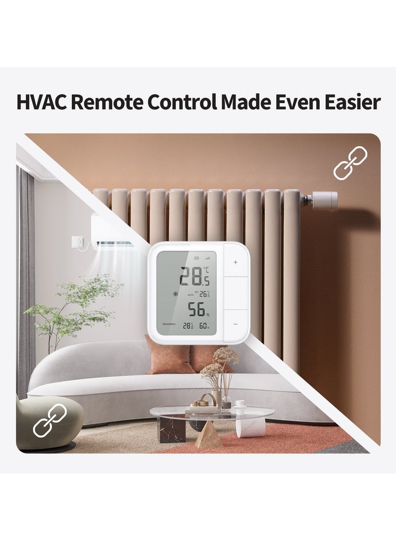 Aqara Climate Sensor W100, Smart Temperature and Humidity Monitor, Thread and Zigbee Compatible, LCD Display, 3 Smart Buttons - Image 5