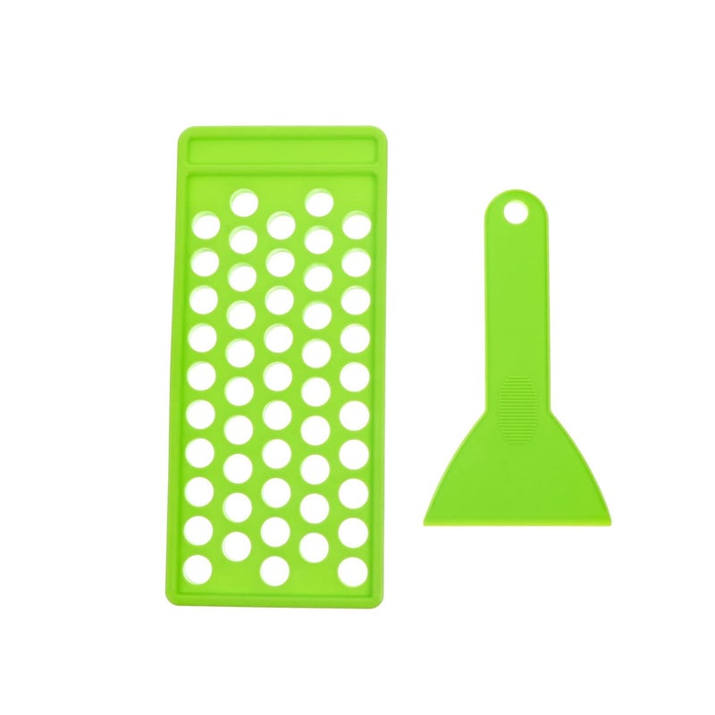 Lip Balm Tray and Spatula Set Portable lipstick Holder Lip Balm Containers Lip Gloss Making Kit