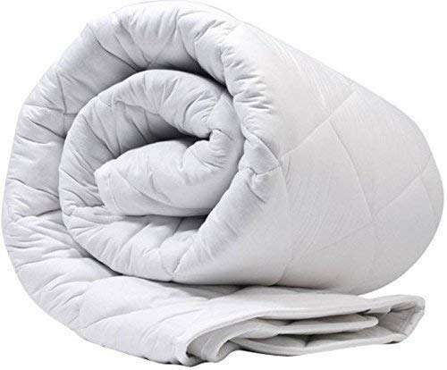 SIBLEY Cotton Waterproof Double Bed White Mattress Protector - Image 1