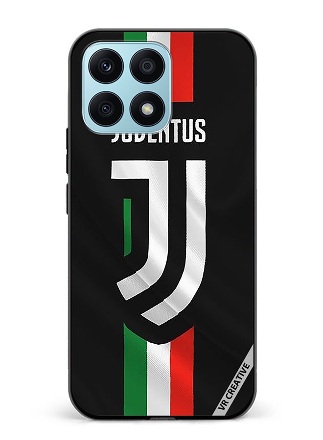VR CREATIVE Protective Case Cover For Honor X8a Juventus Logo Design Multicolour - Image 1