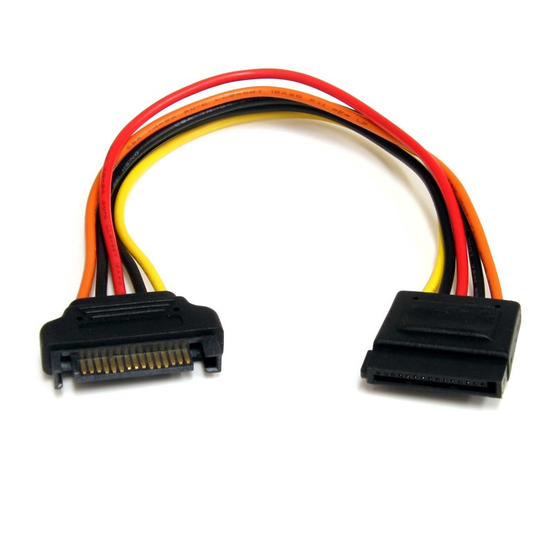 StarTech.com 8in 15 pin SATA Power Extension Cable - 8 SATA power Extension Cable - 8 SATA power Extension cord (SATAPOWEXT8) - Image 4