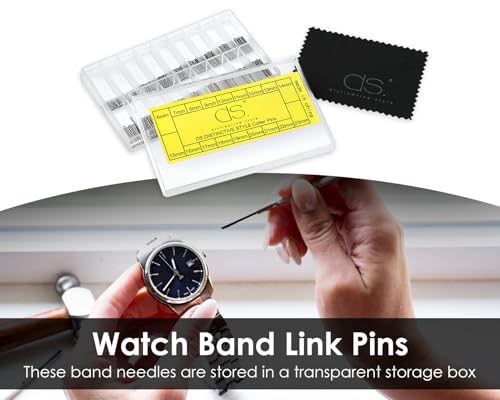 DS.DISTINCTIVE STYLE DS.Ddistinctive Style 360 Pieces 6-23mm Watch Band Link Cotter Pins Assortment Stainless Steel Watch Strap Bars Repair Kit for Watchmaker - Image 3