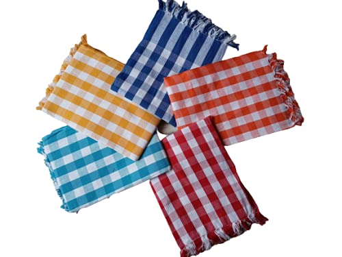 ASH Traders Cotton Plane Bath Towel Combo 300 GSM (Set of 5, Multicolor, 33 * 66 inches) Suitable for All Men and Women - Image 2