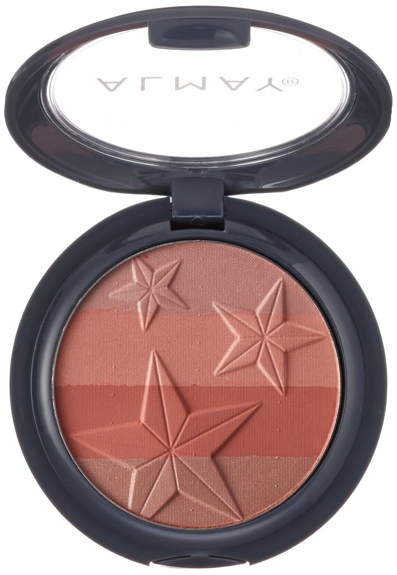 Almay Blush Palette, Face Makeup, High Pigment Powder, Smart Shade Blush, Hypoallergenic, 030 Coral, 0.32 Oz - Image 2
