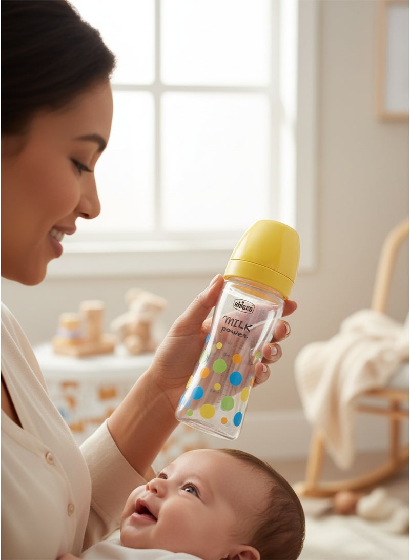 شيكو زجاجه رضاعة شيكو بيست ميلك للأطفال 250 مل | حلمة سيليكون مضادة للمغص من سن شهرين + - Image 2