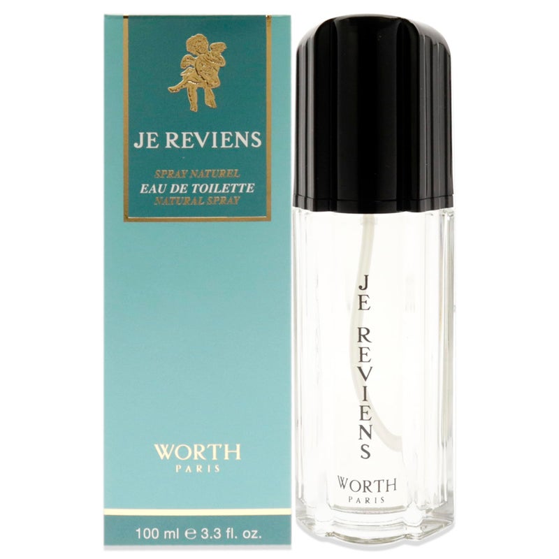 Worth Je Reviens For Women. Eau De Toilette Spray, 3.3 Ounces - Image 1