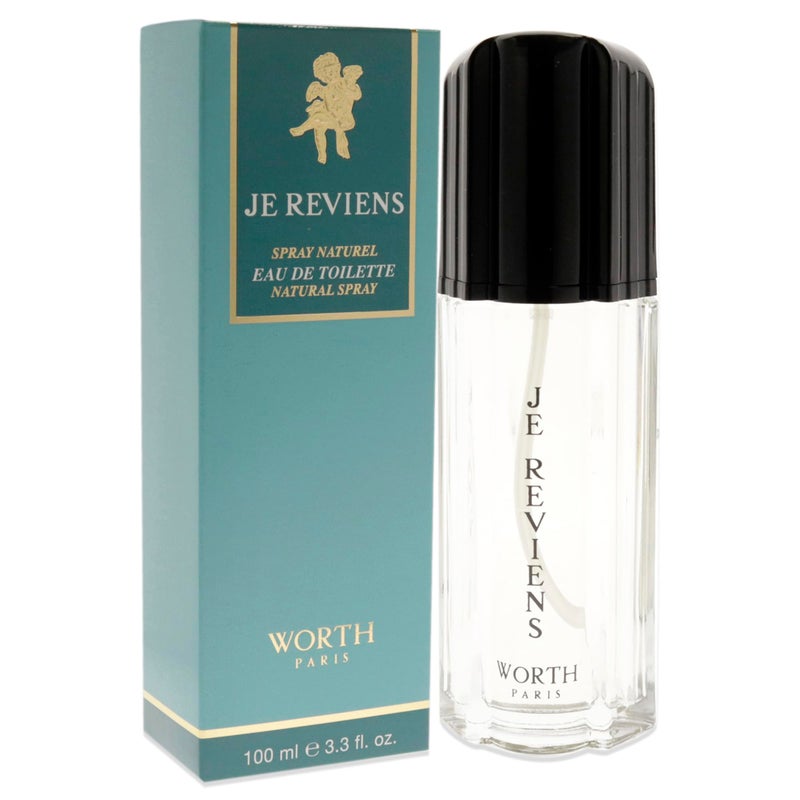 Worth Je Reviens For Women. Eau De Toilette Spray, 3.3 Ounces - Image 3