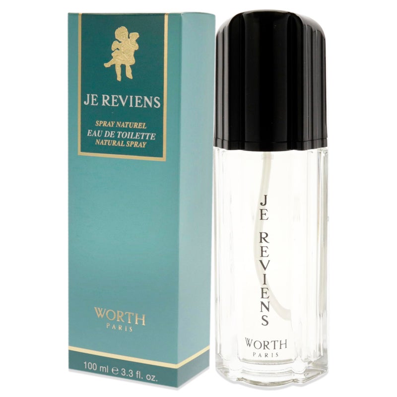 Worth Je Reviens For Women. Eau De Toilette Spray, 3.3 Ounces - Image 4
