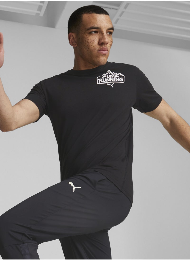 PUMA - Run Graphic Mens Training T-Shirt - Image 1
