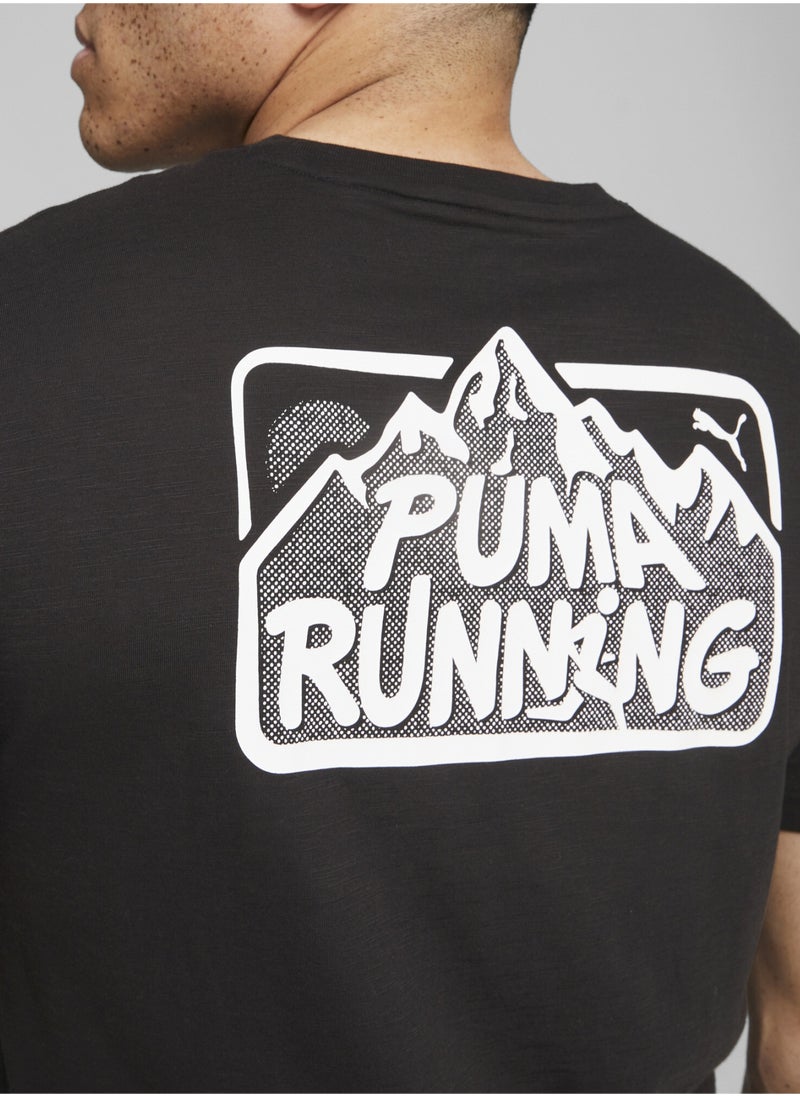 PUMA - Run Graphic Mens Training T-Shirt - Image 1