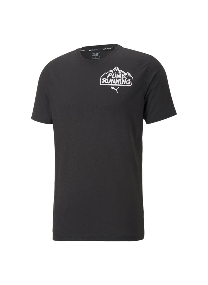 PUMA - Run Graphic Mens Training T-Shirt - Image 1
