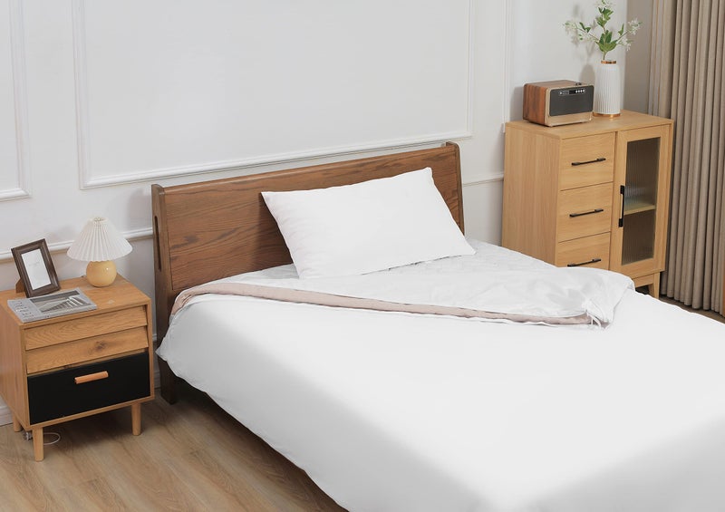 Allersoft| All Cotton Dust, Pet Dander, Feather, Pollen & Allergy Control Duvet Protector (90x90) - Image 2