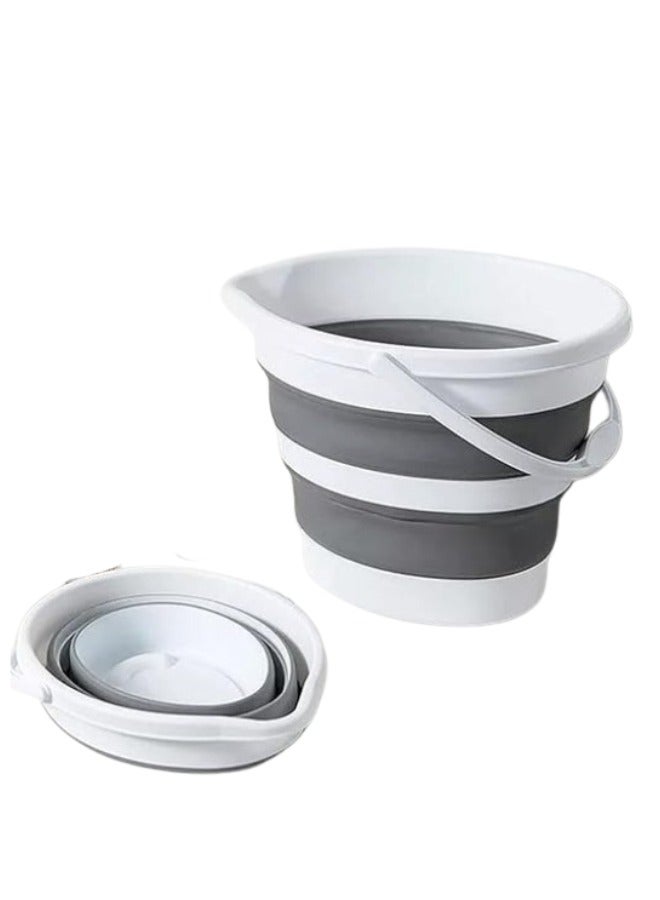 Shein 5L Collapsible Silicone Water Bucket Camping Supplies Home Bathroom Large Laundry Basket Clothes Storage - Image 1