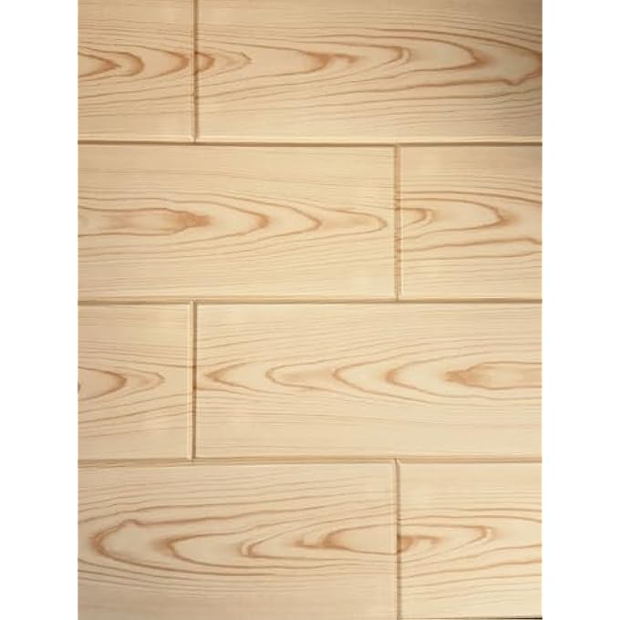 A LA MAISON CEILINGS WP01NM-96 FOAM WOOD CEILING PLANKS 39 IN X 6 IN, NATURAL MAPLE, PACK OF 96 - Image 1
