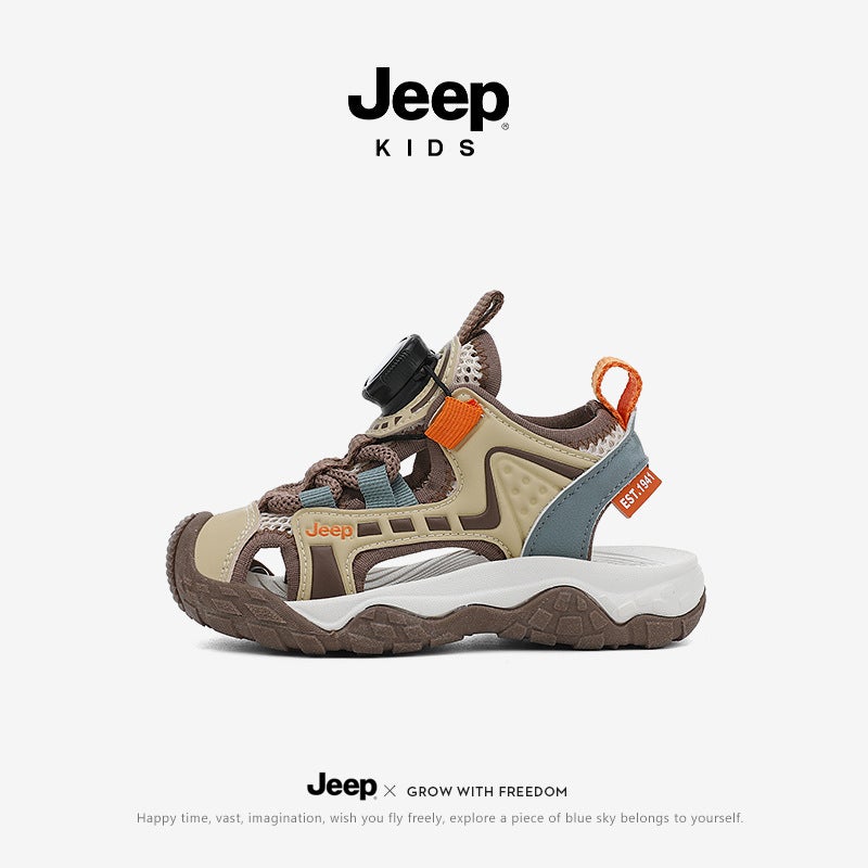 [Size 22-30] Jeep Kidsren'S Outdoor Sports Sandals Boys' Shoes Girls' Baby River Tracing Shoes - Image 2
