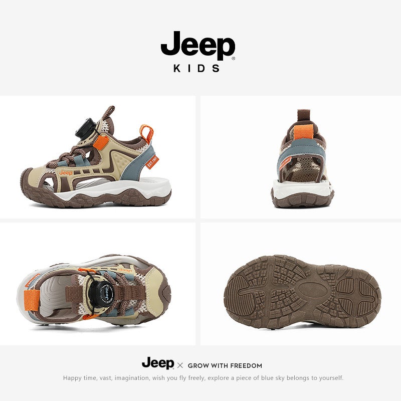 [Size 22-30] Jeep Kidsren'S Outdoor Sports Sandals Boys' Shoes Girls' Baby River Tracing Shoes - Image 4