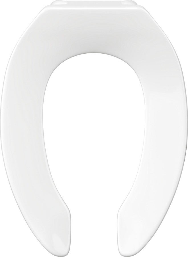PROFLO PFTSCOFA2000 Elongated Open-Front Toilet Seat - White - Image 1