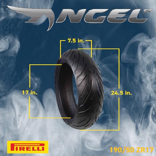 Pirelli Angel ST Motorcycle Tire Set - High Performance, Durable, and Reliable Front (120/70ZR-17 58W) and Rear (190/50ZR17 73W) Tires - Image 3