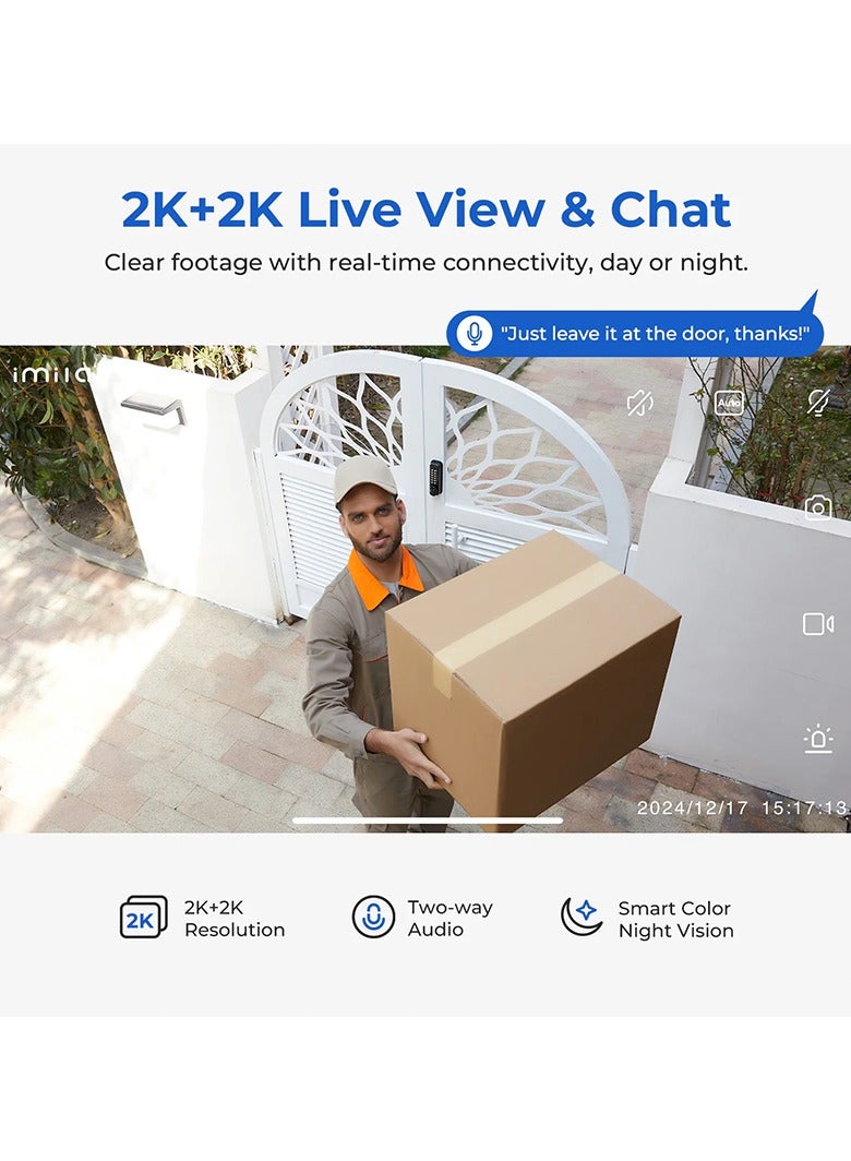 Imilab Smart Security Camera Dual Outdoor Spotlight Plug-in Wi-Fi 2K+2K EC6-Dual - White - Image 5