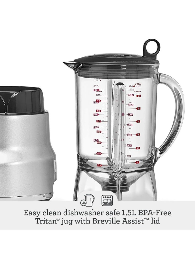 Sage - The Fresh & Furious - Blender for Smoothies and Ice Crushing, Silver - UAE Version, 2 Year Manufacturer Warranty - Image 1