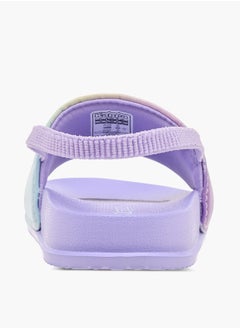 Kappa Girls Logo Print Slides With Elasticated Strap  - Image 4