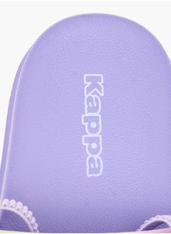 Kappa Girls Logo Print Slides With Elasticated Strap  - Image 5