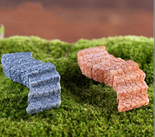 The Decorshed Resin Set of 2 Ladder for Tray Gardening/Landscaping/Bonsai Decoration/Home/Garden Decor/Home Decor,Multicolor - Image 2