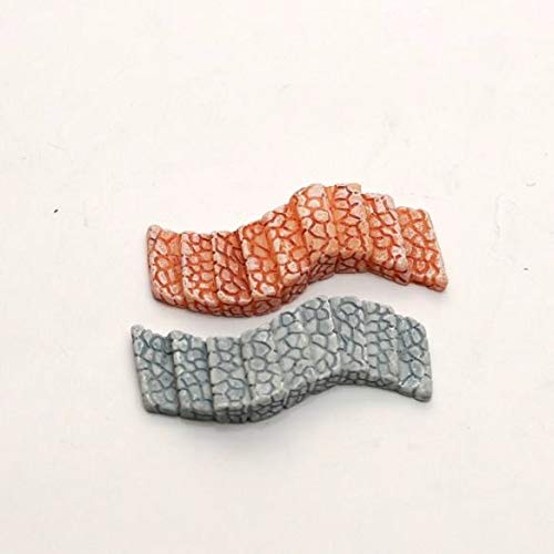 The Decorshed Resin Set of 2 Ladder for Tray Gardening/Landscaping/Bonsai Decoration/Home/Garden Decor/Home Decor,Multicolor - Image 1